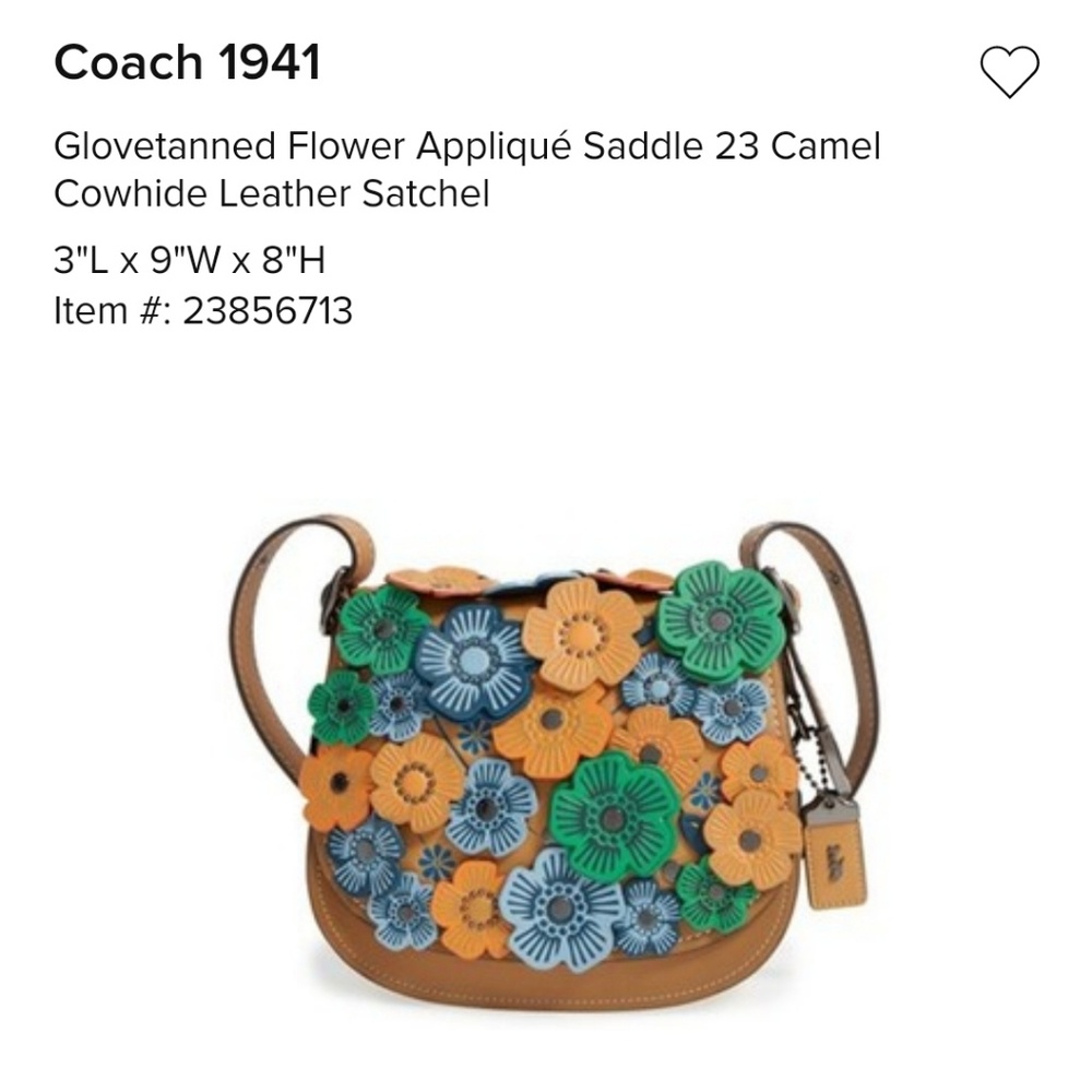 Coach leather crossbody